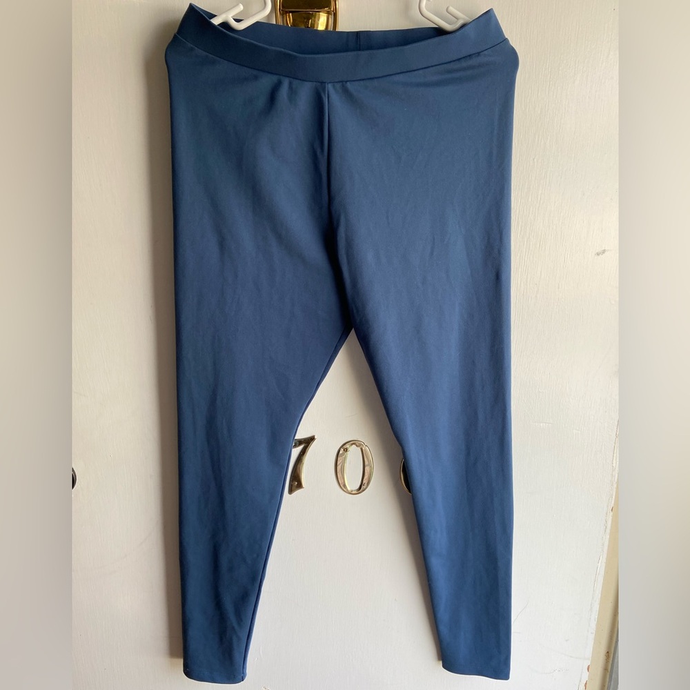 Women’s Adidas Blue Athletic Full Length Leggings - Size Large
